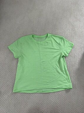lululemon athletica Light Green Short Sleeve Tee